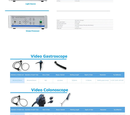 Wholesale medical Price HD Video Laparoscopy / ENT Hysteroscopy Tower 1mm Endoscope  System