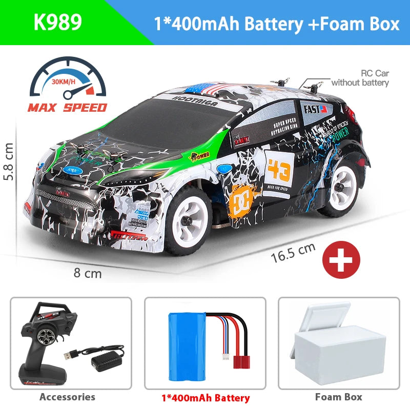 WLtoys K969 1:28 4WD 2.4G Mini RC Racing Car High Speed Off-Road Remote Control Drift Toys Alloy Vehicle for Children Kids Gift