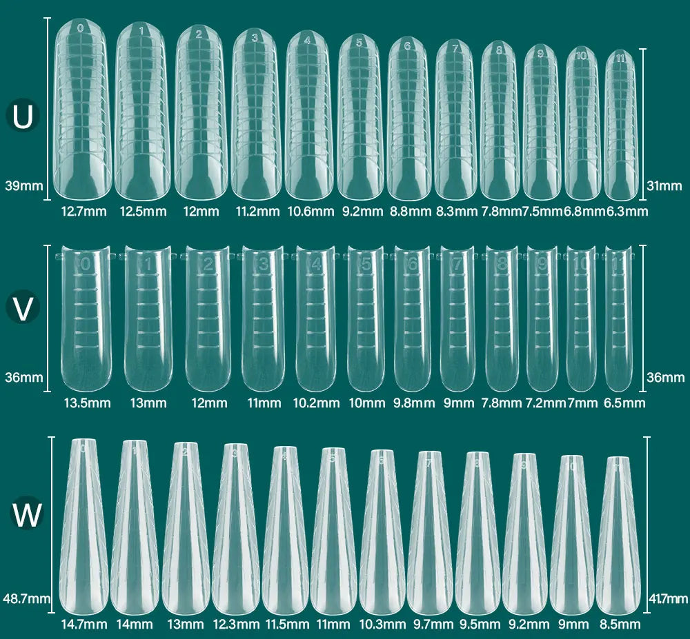 Fili Dual Forms Nagel verlängerung bildet Kit UV Gel Top Form für Mandel Französisch Sarg Falsche Nagel Maniküre Quick Building System Tipps