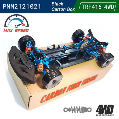 Tamiya Sakura TT02B TT02 TT01 D5 D5S TRF416 1:10 4WD RC Car Kohlefaserrahmen Al-Legierung DIY Modell Drift Racing Upgrade Teile KIT