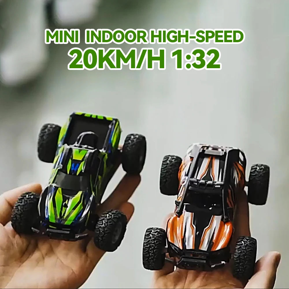 1:32 Mini RC Auto fern gesteuerte Autos 20 km/h Offroad-Hoch geschwindigkeit rennen Indoor Drift Beschleunigung Kinder elektrische Spielzeug Crawler