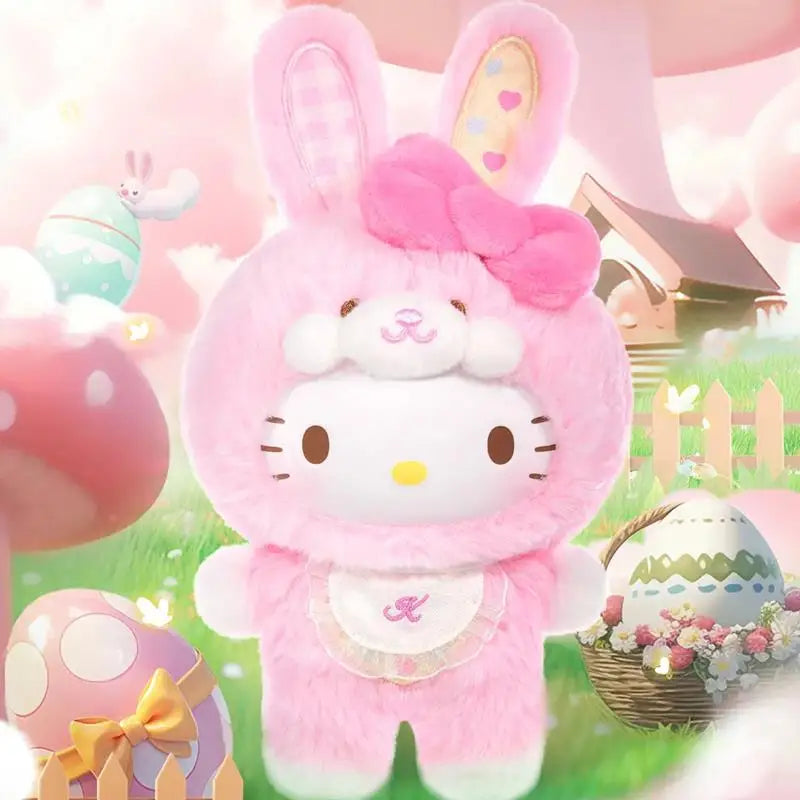 Neue Sanrio Charakter Elf Bunny Serie Blind Box Spielzeug Vinyl Gesicht Anhänger Mystery Box Cinnamoroll Kuromi Melody Puppe Überraschung Geschenke