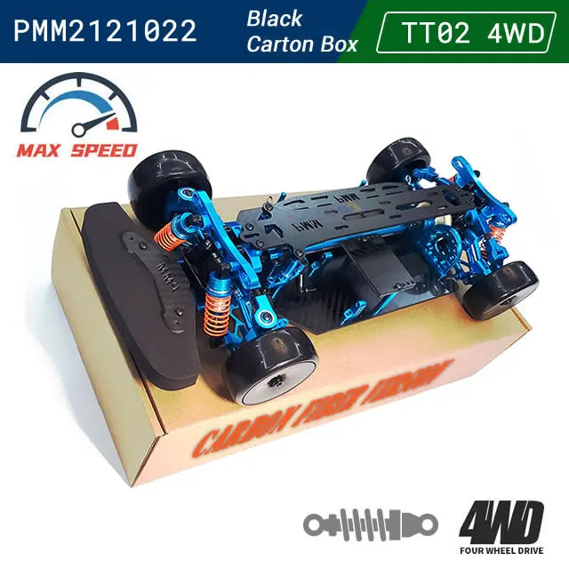 Tamiya Sakura TT02B TT02 TT01 D5 D5S TRF416 1:10 4WD RC Car Kohlefaserrahmen Al-Legierung DIY Modell Drift Racing Upgrade Teile KIT