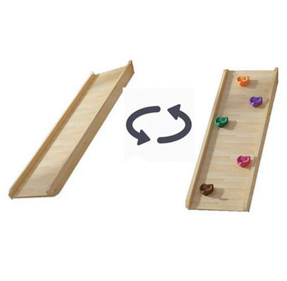 Großhandel Holz Montessori Spielplatz Kinder Outdoor Klettergerüst mit Rutsche und Leiter