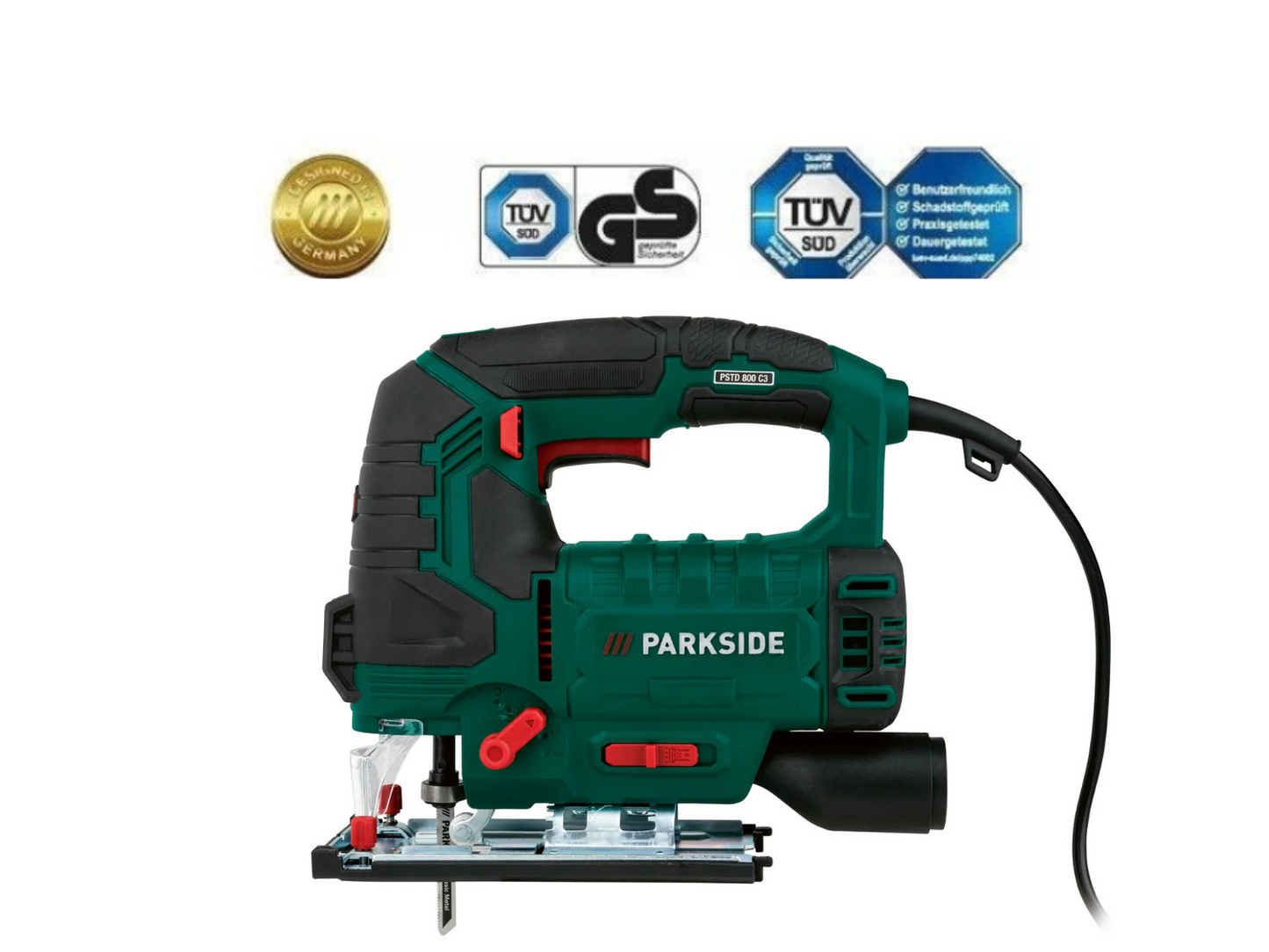 PARKSIDE PSTD 800 C3 Pendelhubstichsäge Pendelhub Stichsäge Laserführung LED NEU