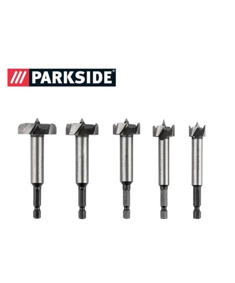 Parkside Forstner Drill Bit Set PSB 3 A1 5 Piece Set