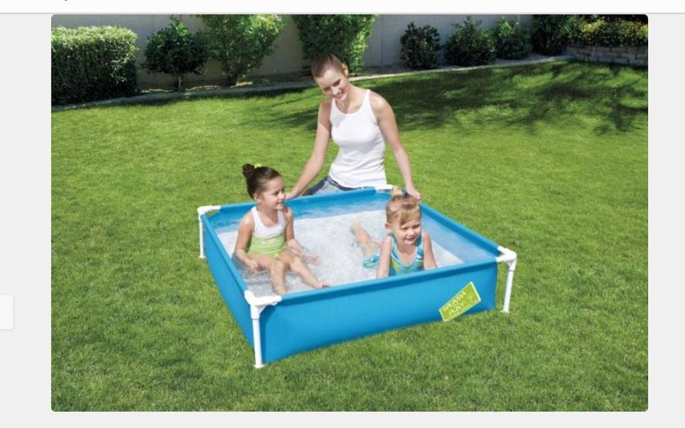 Bestway Portable Readymade Swimming Pool (48" x 48" x 12")