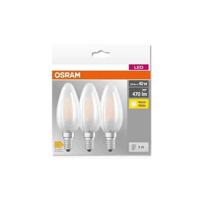 SET 3x LED Bulb B40 E14/4W/230V 2700K - Osram