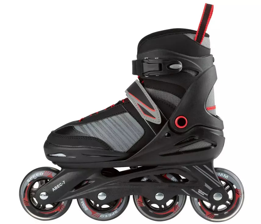 CRIVIT Jugend-Softboot-Inlineskate schwarz